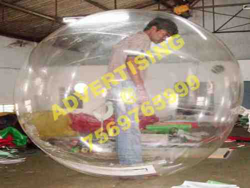 inflatable transparent balloon